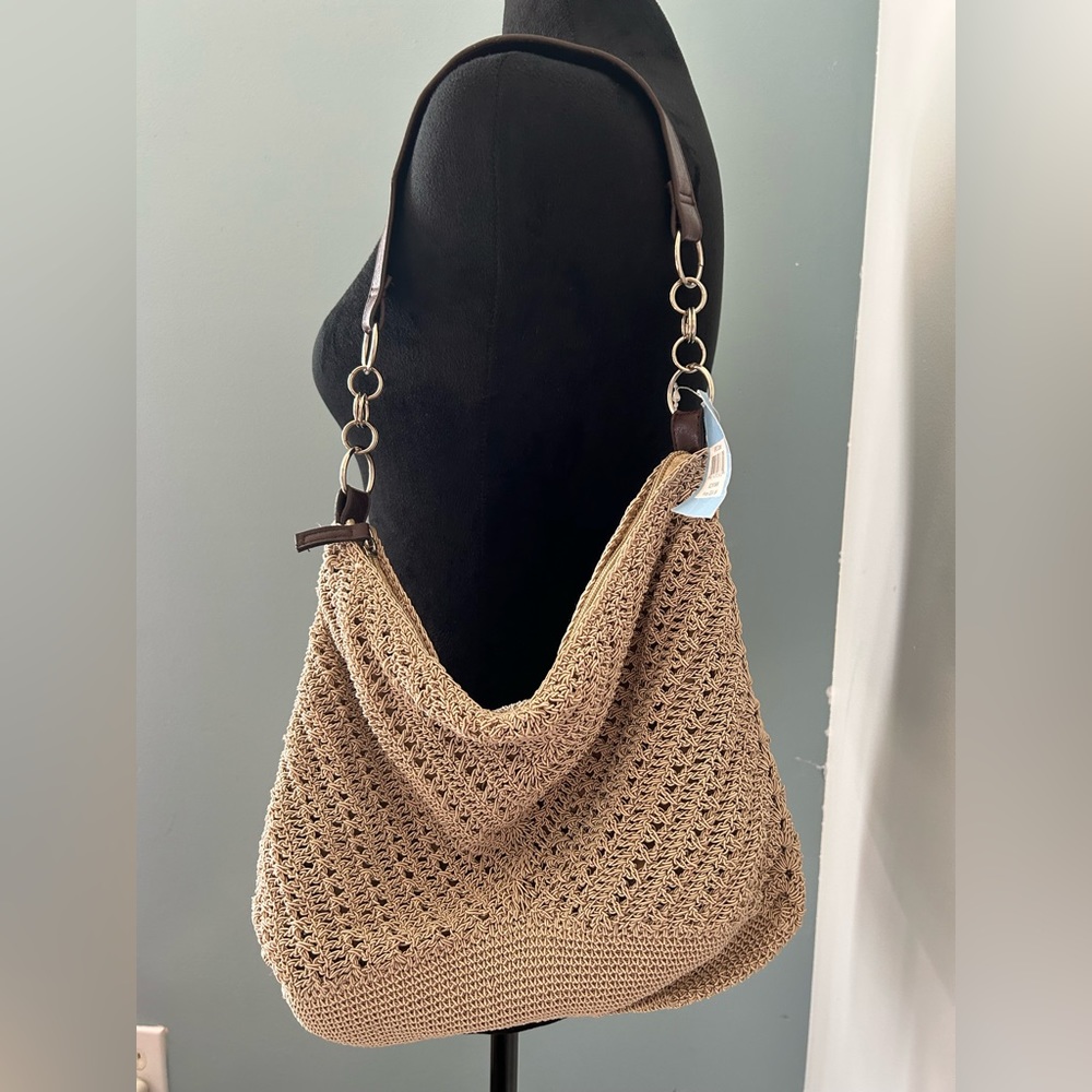 NWT DENVER HAYES CROCHET HOBO BAG